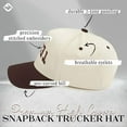 thumbnail image 3 of TEXAS Backwards Hat – Funny Embroidered Trucker Cap, Bold Western Style for Texans with a Sense of Humor, Casual Southern Statement Hat, 3 of 5