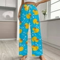 thumbnail image 2 of Bunch of Rubber Ducks Pajama Pants Loose Pajamas Female Breathable Home Trousers Leisure Sleeping Pants Large Size, 2 of 6