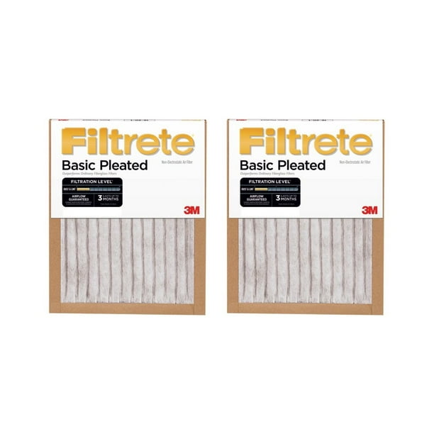 3M Filtrete Basic Pleated Air Filter 24 x 16 x 1 Inches Non