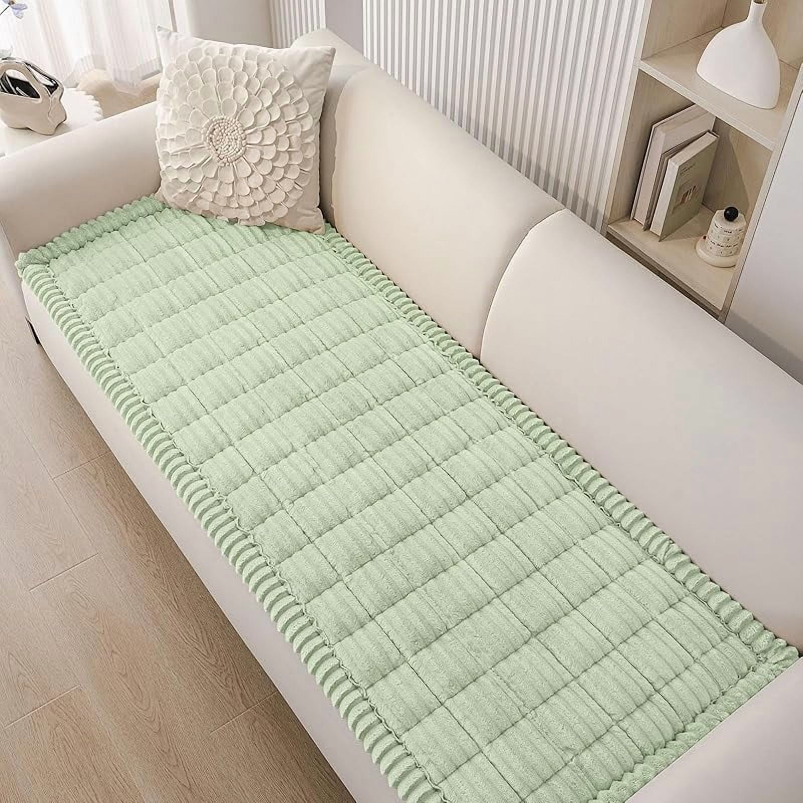 Zeokiar Smiry Couch Cover for Dogs Washable, Non Slip Fuzzy Pet Couch Covers for 3 Cushion Sofa Pet Friendly, Thick Soft Sofa Slipcovers Cushion Protector