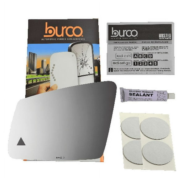 Fits 10-17 MB E350, E550, E63 AMG Left Driver w/Blind Spot Detect Icon Mirror Glass Lens w/Silicone See Details