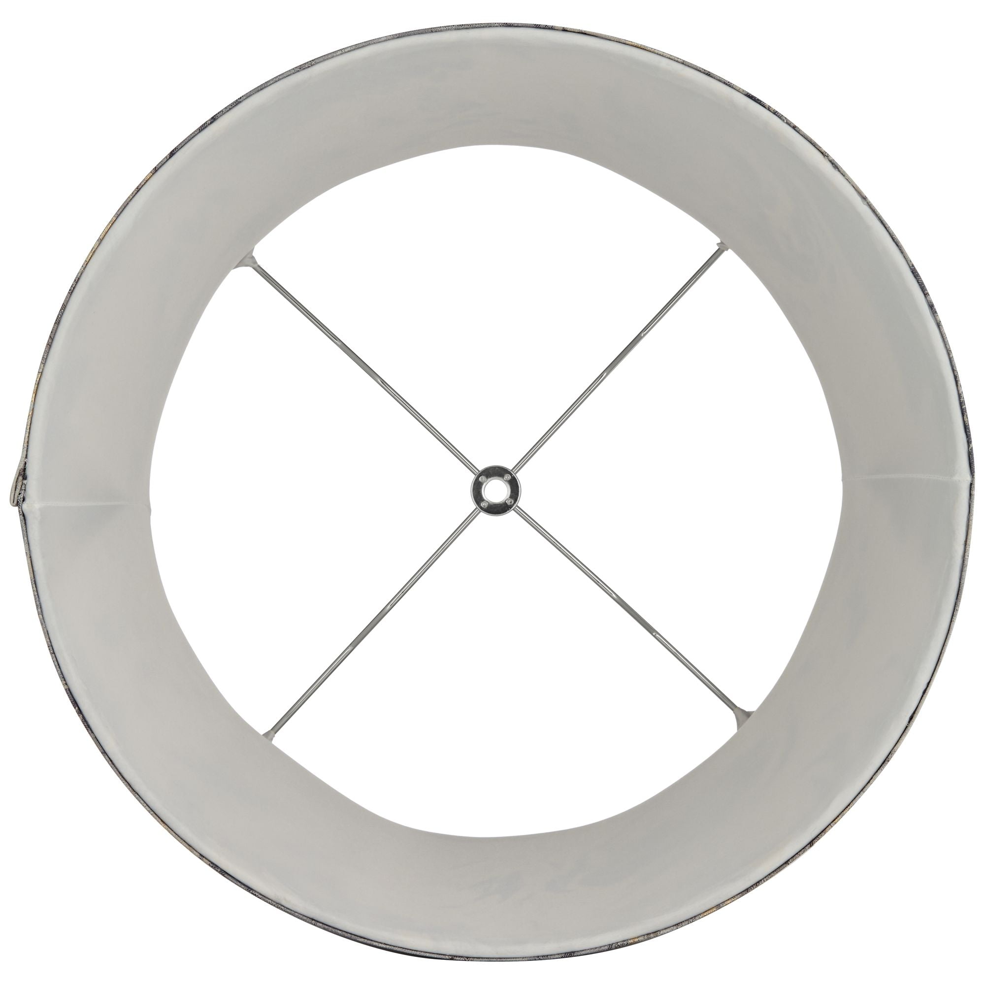 Springcrest 14" Top x 16" Bottom x 11" High x 11" Slant Print Lamp Shade Replacement Saba Cafe Drum Softback Washer Harp Finial