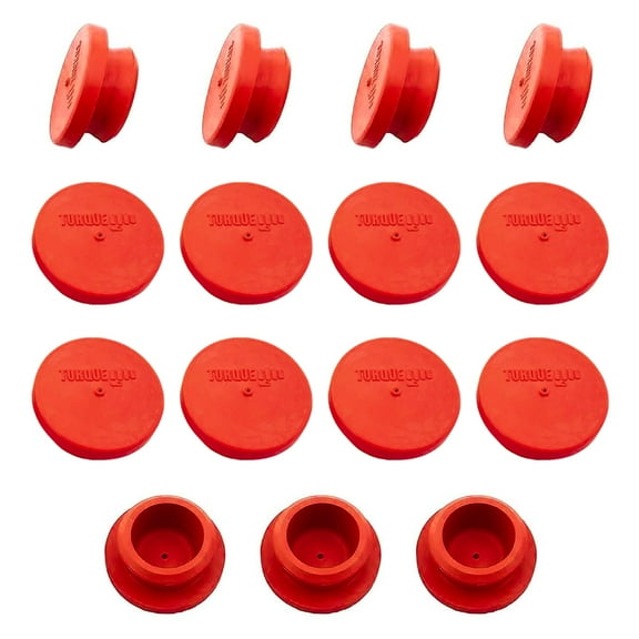 Torque 15 PCS Hubcap Rubber Plugs 1-1/8" Wheel Fit for Trailer Hub Cap Replace Stemco 359-5990 Fit for Stemco 343-4009 343-4024
