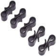 thumbnail image 6 of 50 Pieces Christmas Light Clips Mini Gutter Hang Hooks Plastic S Shaped Clips Hanging Hooks Christmas String Lights Clip Hooks for Christmas Outdoor and Indoor Decoration, Black, 6 of 7