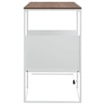 thumbnail image 4 of Mesa auxiliar VidaXL con estructura de hierro y madera diseñada con almacenamiento, 4 of 6