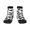 3 Black, variant on Retro Rooster Pattern Quarter Crew Socks,Toe Seamed Ankle Socks,Cotton Cushioned Breathable Athletic Crew Sports Socks