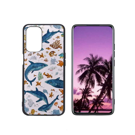 Compatible with OnePlus Nord N200 5G Phone Case, 94Ocean Case Silicone Protective for Teen Girl Boy Case for OnePlus Nord N200 5G