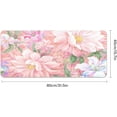 thumbnail image 3 of Large Gaming Mouse Pad Pink Watercolor Hand Painted Peony Flower Non-Slip Desk Pad Keyboard and Mouse Desk Mat for Gamer, Office & Home, 31.5 x 15.7 in, 3 of 6