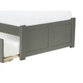 thumbnail image 6 of Mission Twin Extra Long Bed with Footboard and Twin Extra Long Trundle in Grey, 6 of 8