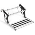 thumbnail image 4 of RV Pliable Entrée Marche Unique avec Lumière LED M10 Support de Montage 150KG Antidérapant Alliage d'Aluminium, 4 of 14