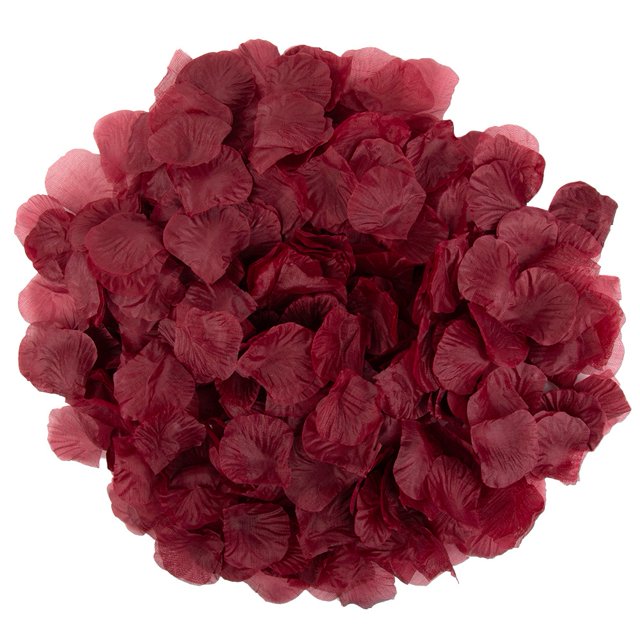 Bgsha 1000x SILK ROSE PETALS FLOWER TABLE DECORATION CONFETTI WEDDING ENGAGEMENT PARTY