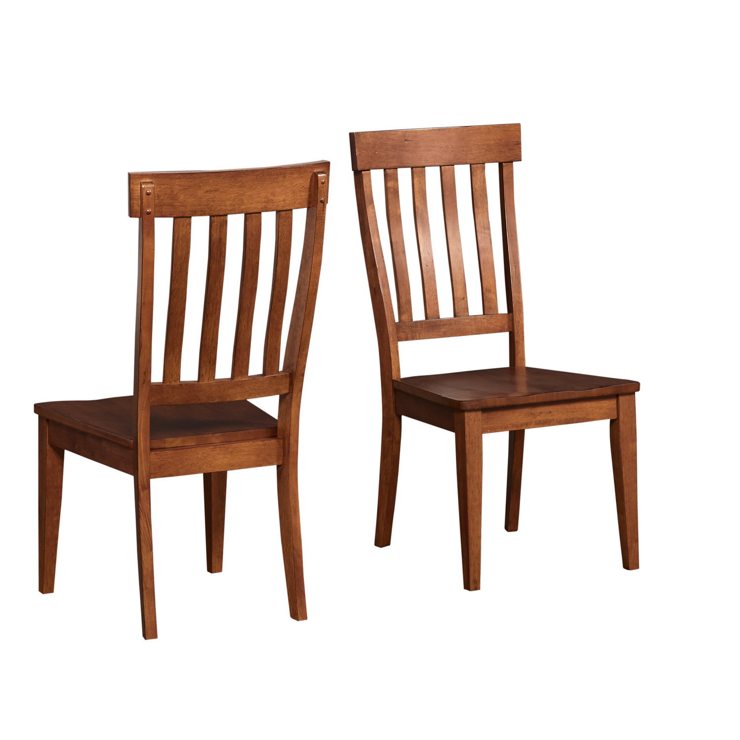 Benjamin Ladder-Back Chairs,Light Oak Winsome Wood .2 Pack 
