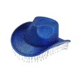 thumbnail image 4 of Segolike Cowboy Hat for Women Cowgirl Hat for Concerts Themed Party Wedding Birthday Gift Blue, 4 of 8