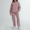 thumbnail image 4 of SUNBS Lounge Sets for Women 2 Piece Sets Sweat Set Suits Sweatpants Womens Hoodies Outfits Clothes, 4 of 8