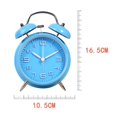 thumbnail image 2 of 38cm width Reloj despertador Digital estéreo de 4 pulgadas, creativo, clásico, silencioso, para estudiantes, ruidoso, doble campana, 2 of 4