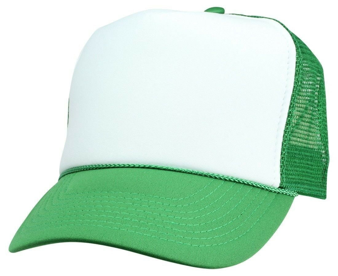 DIY Foam Front Trucker Hat - Blank Mesh Back Cap For Customizing