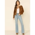 thumbnail image 3 of Scully L1019-81-XS Faux Shearling Jean Jacket, Cinnamon - Extra Small, 3 of 3