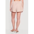 thumbnail image 4 of Women's Striped Tie Waist Belted Shorts, 4 of 4