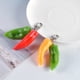 thumbnail image 2 of Jumpingount Anillo de cadena de moda Chilli puerta de casa portátil soporte para llavero de coche mochila billetera decoración colgante joyería Accesorios de disfraces Rojo, 2 of 6