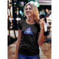 thumbnail image 2 of Evil Eye In A Triangle Shaped T-Shirt Women -Image by Shutterstock, Female 3X-Large, 2 of 4