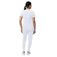 thumbnail image 3 of Adar Pro Modern Athletic Scrub Set For Women - Modern V-Neck Scrub Top & Yoga Jogger Scrub Pants, 3 of 6