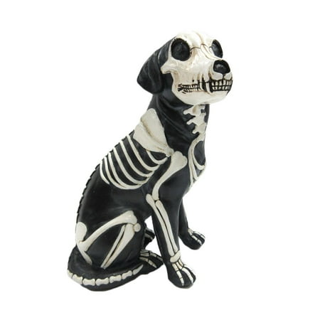Day of the Dead Dog Barking Muertos Dog Sugar Skull Dog Halloween Day of the Dead Decor 7.5 inch