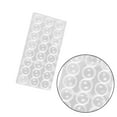 thumbnail image 3 of Frcolor 2PCS Round Chocolate Molds Plastic Candy Molds Jelly Mold Baking Tool for Baker Housewife Kitchen, 3 of 6