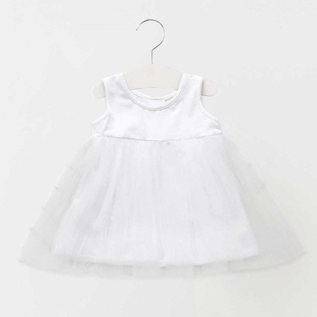 WEAIXIMIUNG Robes Cœur Filles Tout-Petits Sans Manches Costume de Fête des Fêtes Robe en Maille Fête Dansante Robes de Princesse 80