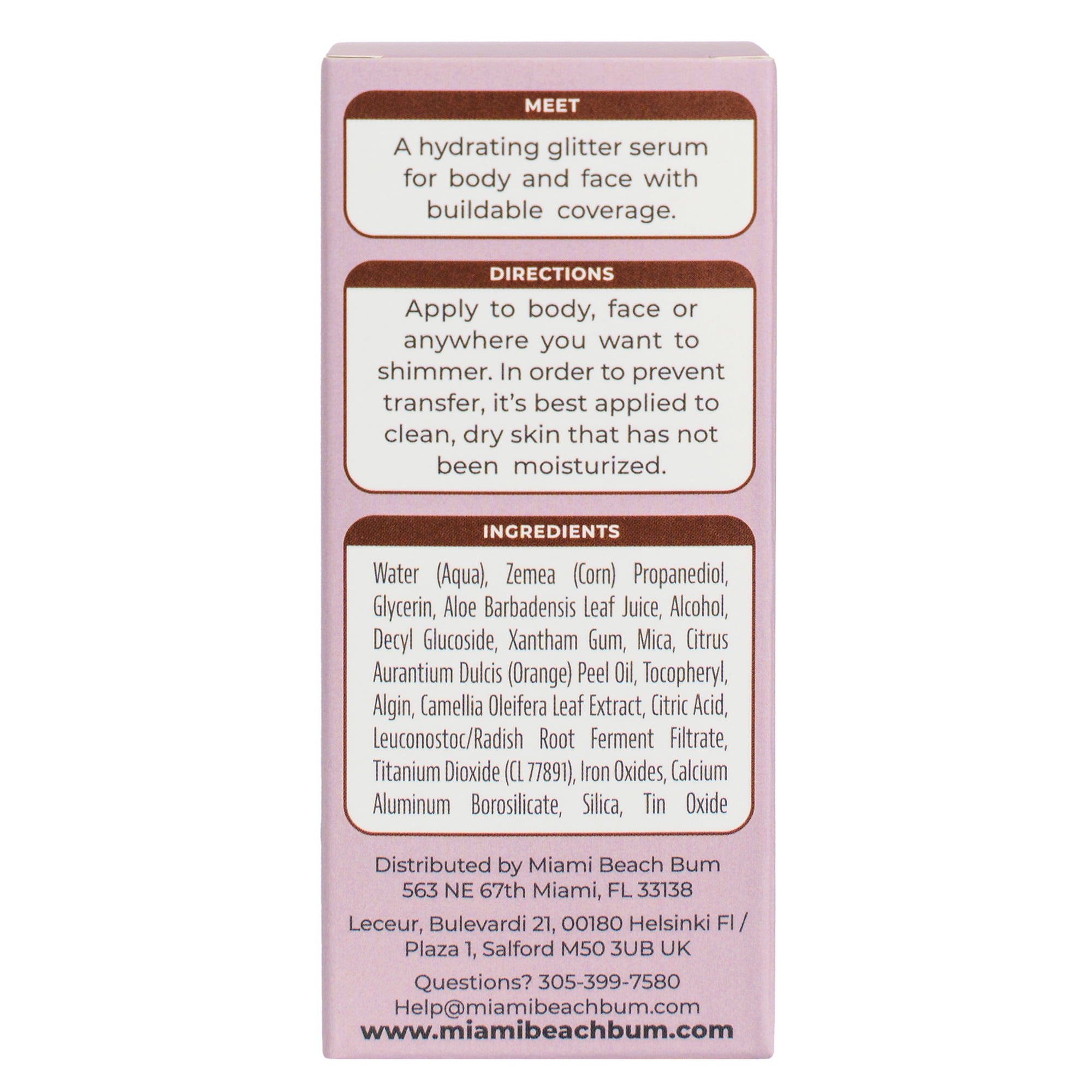 Miami Beach Bum Shimmer Oil