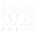 thumbnail image 5 of Perchas para ropa Jadeshay 10 piezas Acero inoxidable Tendedero Durabilidad extendida, 5 of 8
