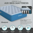 thumbnail image 3 of Beautyrest Comfort Plus 18 in. Queen Size Air Mattress with Built In Pump, High Durability Blow Up Mattress for Guests, Camping, Travel - Plush Cooling Topper, 3-Year Pump Warranty, 3 of 6
