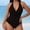 Black, variant on Women's Swimsuits Bathing Suits Knot Front Push Up Swim Suits Swimwear Adult Seashell Bikini Busty Bikini Asymmetrical Bikini Women Two Piece Swimsuit Beach Shorts Black Thong Bikini Thong Bikini Hot