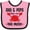 Pink and Black, variant on Inktastic Gigi and Pops Love Me Grandchild Boys or Girls Baby Bib