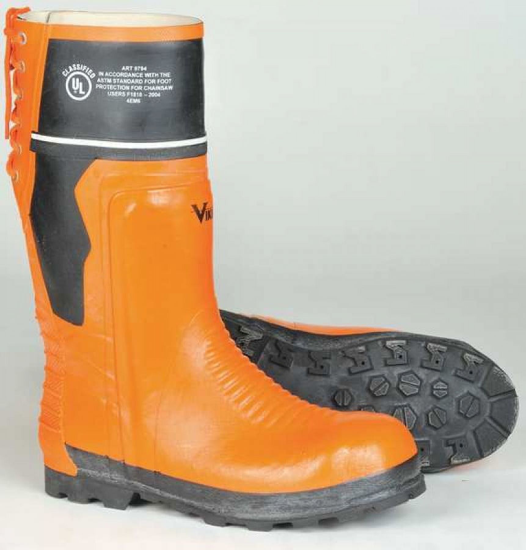 Viking Rubber Boot,Unisex,7,Knee,Orange,PR  VW64-1-7 - image 2 of 4