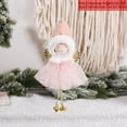 thumbnail image 3 of Merry Christmas 2024 Purple Angel Girl Doll Decorations 2023 Christmas Tree Pendant Decorated for Christmas Home Noel Natal, 3 of 5