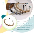 thumbnail image 4 of Sonducket Diadema de cristal, tocado nupcial para boda, diadema para mujer, tocado femenino elegante para banquete de boda, gris Ropa, zapatos y accesorios Miscelánea Café Sonducket AP010738-03, 4 of 6