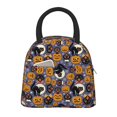 thumbnail image 1 of Easygdp Spooky Cats And Halloween Pumpkins Bolsa de Almuerzo Insulada Grande, Forro de Aluminio, Diseño Espacioso, a Prueba de Fugas, Ideal para Trabajo, Picnics, Viajes y Actividades al Aire Libre, 1 of 6