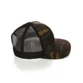 thumbnail image 2 of Structured Trucker Mesh Hat Custom Colors Letter B Initial Baseball Mid Profile, 2 of 4