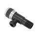 thumbnail image 1 of Válvula angular, válvula de retención de agua negra de acero inoxidable G1/2 pulg. Válvula angular de grifo Uso conveniente, 1 of 9