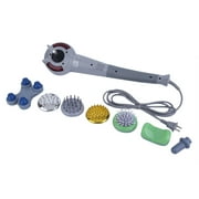 SL-999 Double Head Handheld Electric Vibrating Massager Percussion Action Deep Kneading Full Body Massage US Plug