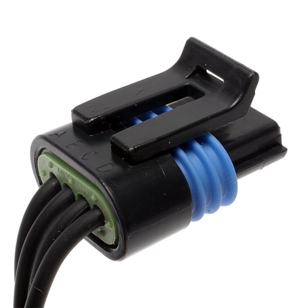 KarParts360 For Buick Regal 1997-2004 Electrical Connector | Plastic | Metal Contact Terminal | Blade Terminal | Push On Attachment Method | 1 Male Connector