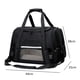 thumbnail image 3 of Bolsa de transporte portátil para perros y gatos, para viajes al aire libre, transpirable, para mascotas (negro), 3 of 5