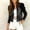 *Black, variant on Women's Cropped Sequin Long Sleeve Open Front Jackets,Trendy Slim Fit Jacket For Party Dark Blue,Womens Plus XL