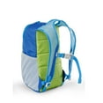 Firefly Camping Gear 10 ltr. Backpacking Backpack, Blue and Green