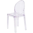 thumbnail image 6 of Nicer Furniture AP6129C-4 Acrylic Louis Ghost Side Chair, Clear - Set of 4, 6 of 6