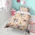 thumbnail image 4 of Yorkie with Flowers Duvet Cover and Pillowcase Set for Single Bedding, Bedroom Accessories for Kids Teens, 4 of 5