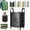 (Black,M-1PC), variant on Large Waterproof Moving Bag with Wheels, Moving Bags Heavy Duty Extra Large Reinforced Handle, Foldable Packing Bag with Removable Bottom Board for Clothes, Travel, College Dorm