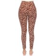 thumbnail image 3 of White Mark Leggings Léopard Super Doux pour Femmes, 3 of 5