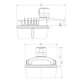thumbnail image 4 of Dusk to Dawn LED Security Light - Grey, 10,000 Lumens, 4 of 4