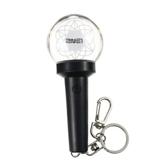 KPOP Lightstick Keychain, Kpop Merch Merchandise Mini Light Stick Pendant for Bag Light Colour and Speed Adjustable Fans Gift Collection(Built-in battery)